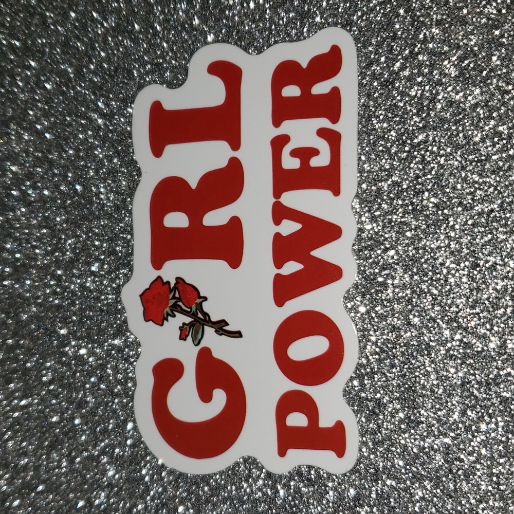 FEMINIST Waterproof Sticker Girl Power